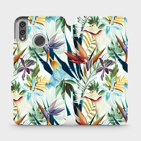 Flipové pouzdro Mobiwear - Honor 8X - M071P Flóra