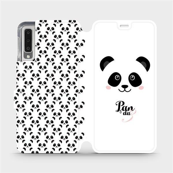 Flipové pouzdro Mobiwear - Samsung Galaxy A7 2018 - M030P Panda Amálka