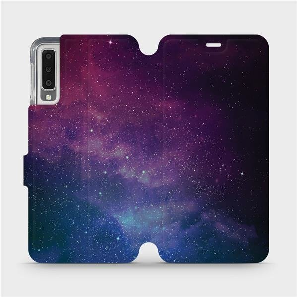 Flipové pouzdro Mobiwear - Samsung Galaxy A7 2018 - V147P Mlhovina