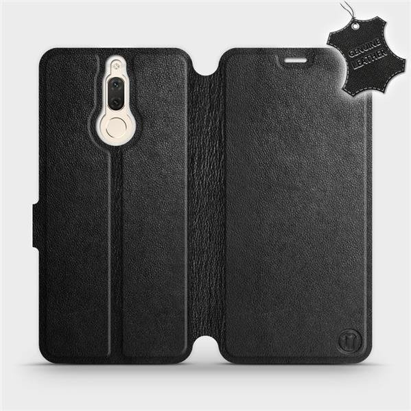 Kožené flip pouzdro Mobiwear - Huawei Mate 10 Lite - Černé