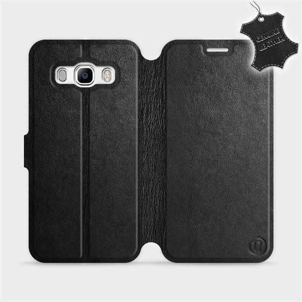 Kožené flip pouzdro Mobiwear - Samsung Galaxy J5 2016 - Černé