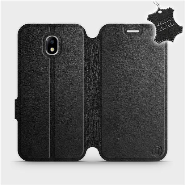 Kožené flip pouzdro Mobiwear - Samsung Galaxy J5 2017 - Černé