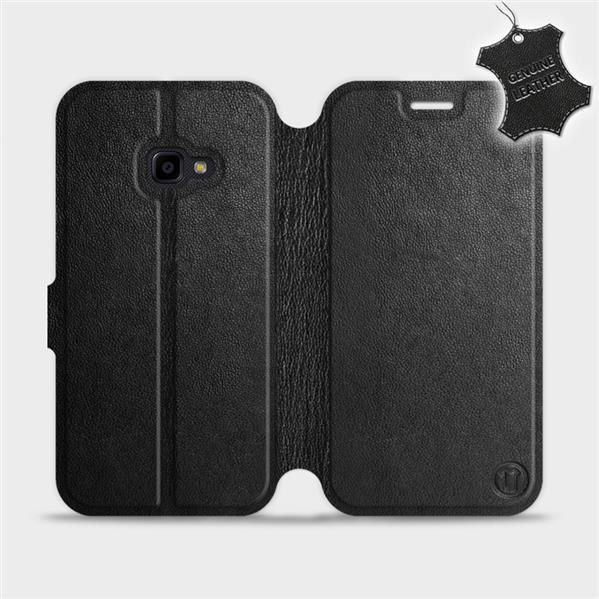 Kožené flip pouzdro Mobiwear - Samsung Xcover 4 - Černé