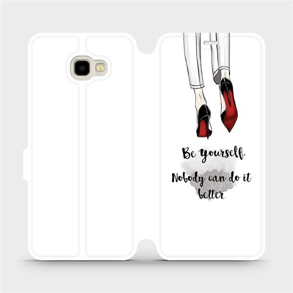 Flipové pouzdro Mobiwear - Samsung Galaxy J4 Plus 2018 - M046P Be yourself