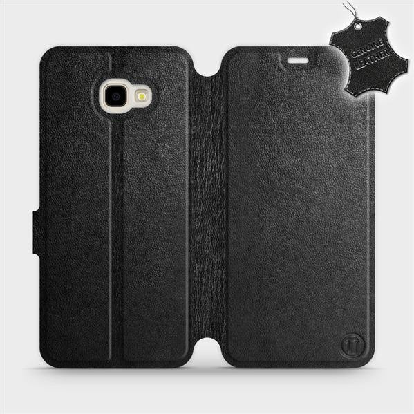 Kožené flip pouzdro Mobiwear - Samsung Galaxy J4 Plus 2018 - Černé