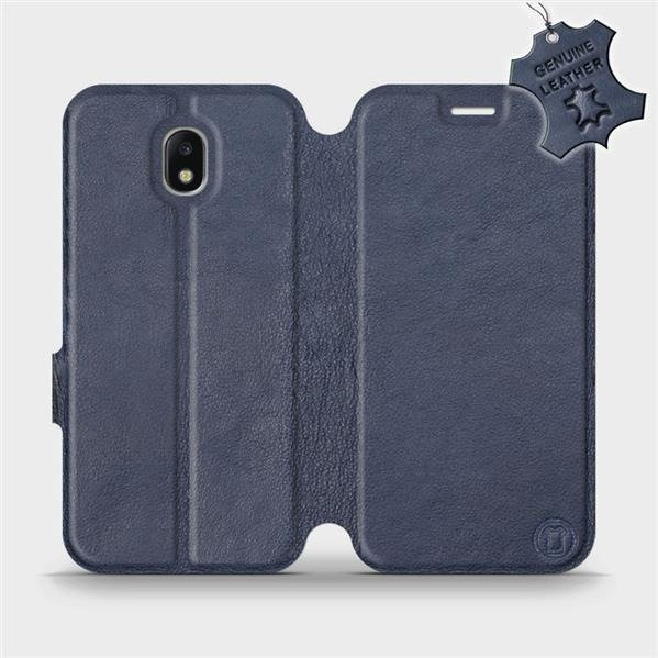 Kožené flip pouzdro Mobiwear - Samsung Galaxy J5 2017 - Modré