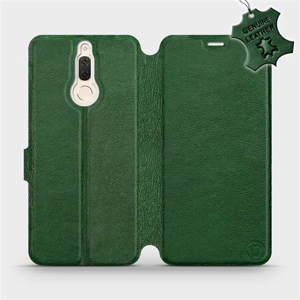 Kožené flip pouzdro Mobiwear - Huawei Mate 10 Lite - Zelené