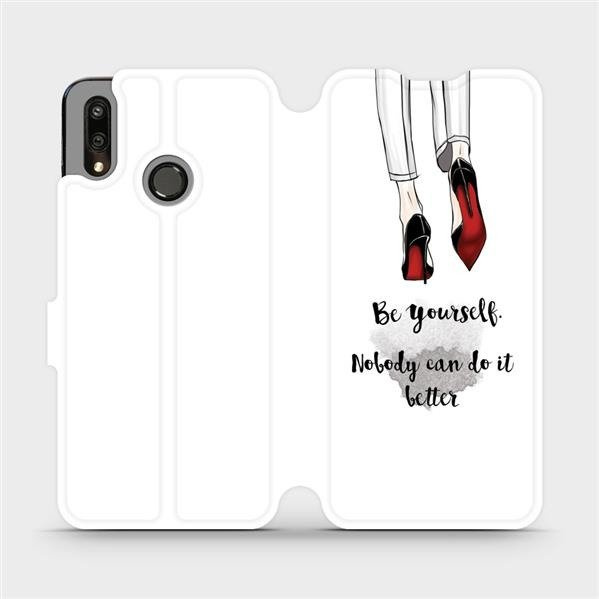 Flipové pouzdro Mobiwear - Huawei P Smart 2019 - M046P Be yourself