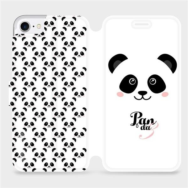 Flipové pouzdro Mobiwear - Apple iPhone 8 - M030P Panda Amálka