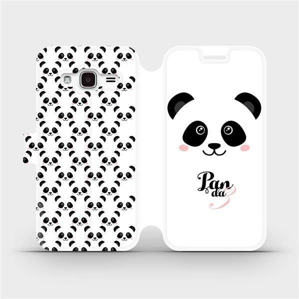 Flipové pouzdro Mobiwear - Samsung Galaxy J3 2016 - M030P Panda Amálka
