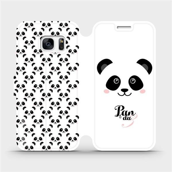 Flipové pouzdro Mobiwear - Samsung Galaxy S7 - M030P Panda Amálka