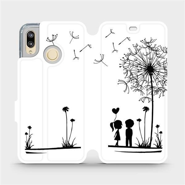 Flipové pouzdro Mobiwear - Huawei P20 Lite - MH16P Dvojice s pampeliškou