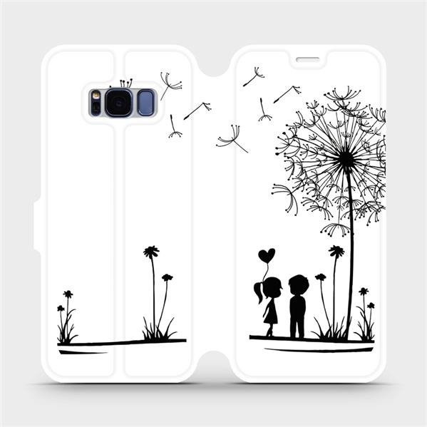 Flipové pouzdro Mobiwear - Samsung Galaxy S8 - MH16P Dvojice s pampeliškou