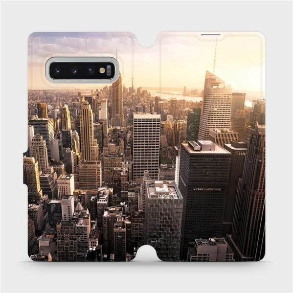 Flipové pouzdro Mobiwear - Samsung Galaxy S10 Plus - M138P New York