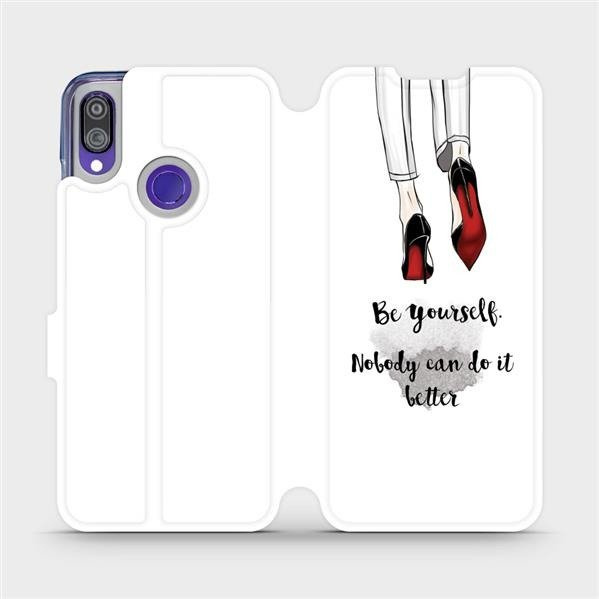 Flipové pouzdro Mobiwear - Xiaomi Redmi Note 7 - M046P Be yourself
