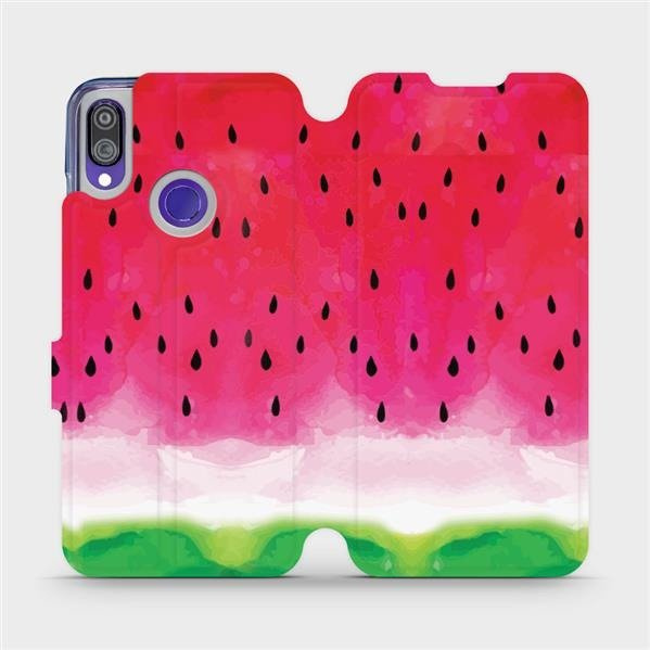 Flipové pouzdro Mobiwear - Xiaomi Redmi Note 7 - V086S Melounek