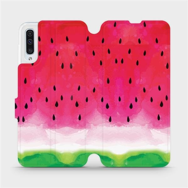 Flipové pouzdro Mobiwear - Samsung Galaxy A50 - V086S Melounek