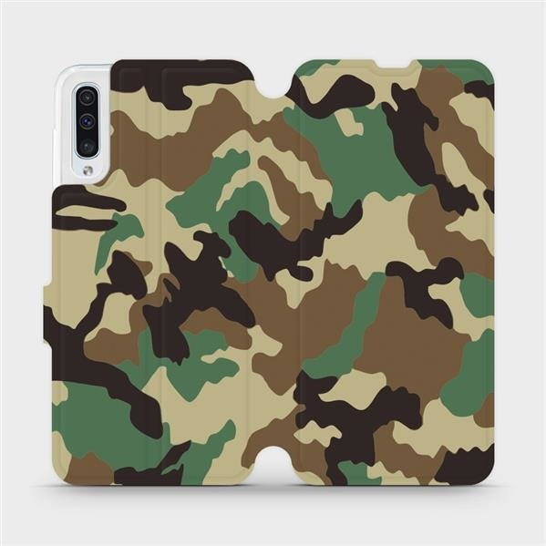Flipové pouzdro Mobiwear - Samsung Galaxy A50 - V111P Maskáče