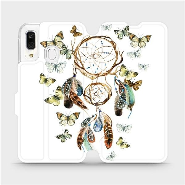 Flipové pouzdro Mobiwear - Samsung Galaxy A40 - M001P Lapač a motýlci