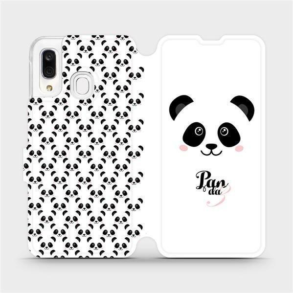 Flipové pouzdro Mobiwear - Samsung Galaxy A40 - M030P Panda Amálka