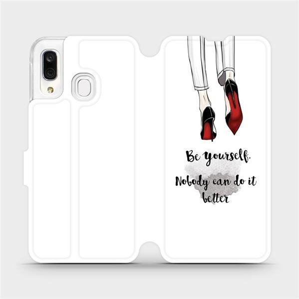 Flipové pouzdro Mobiwear - Samsung Galaxy A40 - M046P Be yourself
