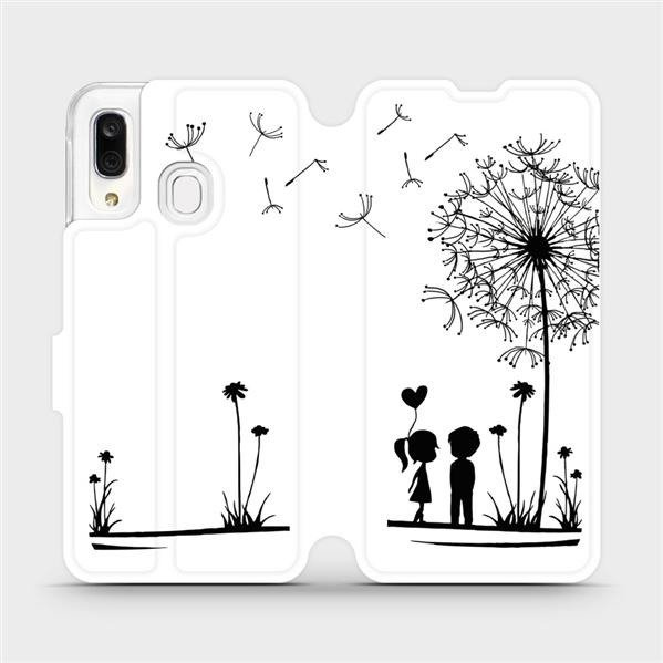Flipové pouzdro Mobiwear - Samsung Galaxy A40 - MH16P Dvojice s pampeliškou