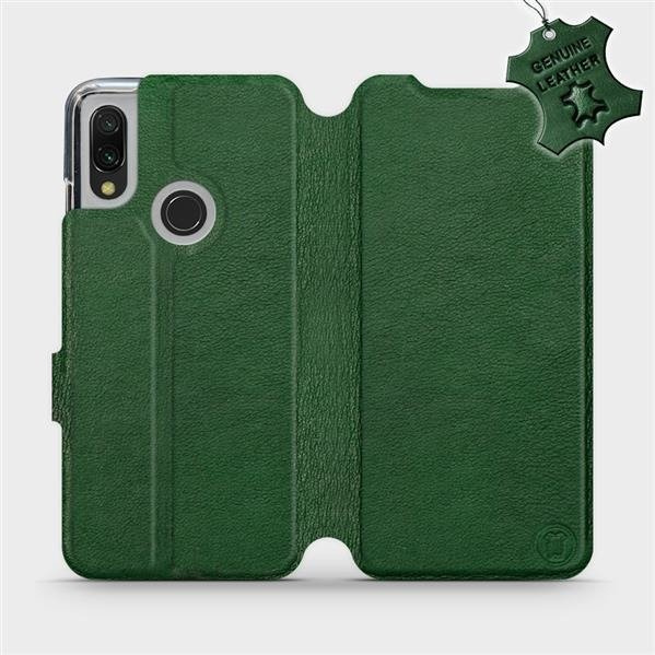 Kožené flip pouzdro Mobiwear - Xiaomi Redmi 7 - Zelené