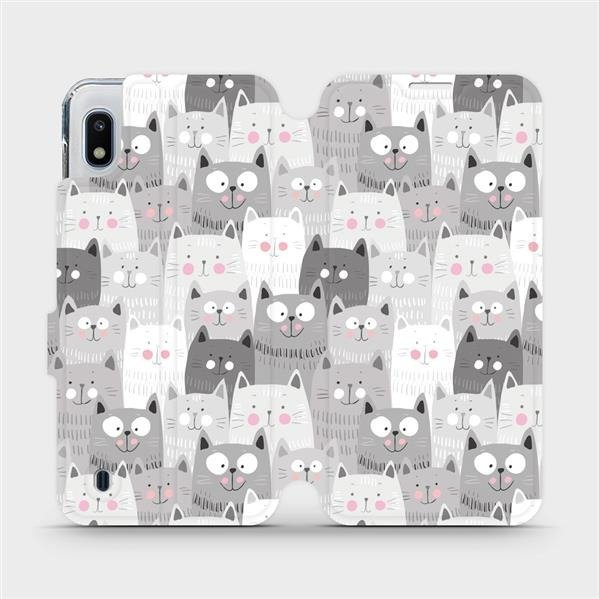 Flipové pouzdro Mobiwear - Samsung Galaxy A10 - M099P Kočičky