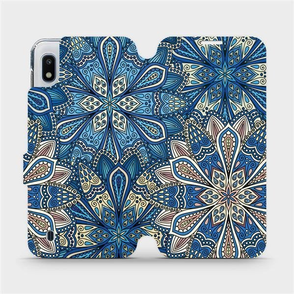 Flipové pouzdro Mobiwear - Samsung Galaxy A10 - V108P Modré mandala květy