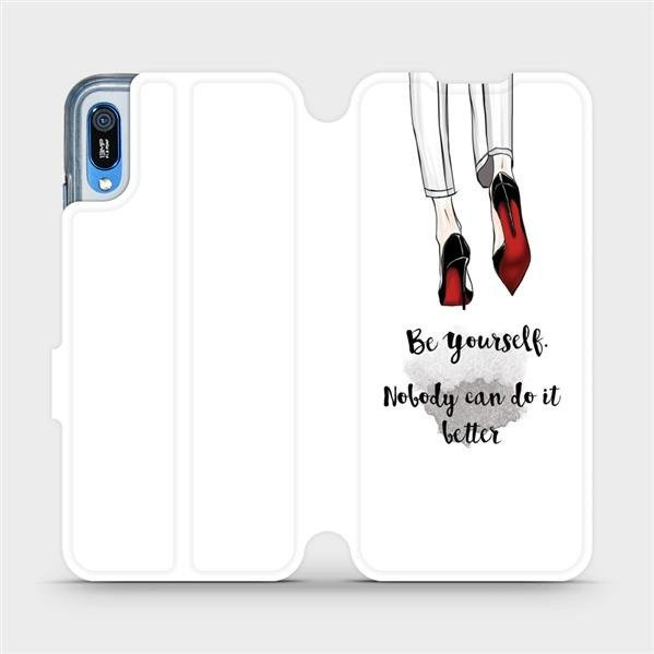 Flipové pouzdro Mobiwear - Huawei Y6 2019 - M046P Be yourself