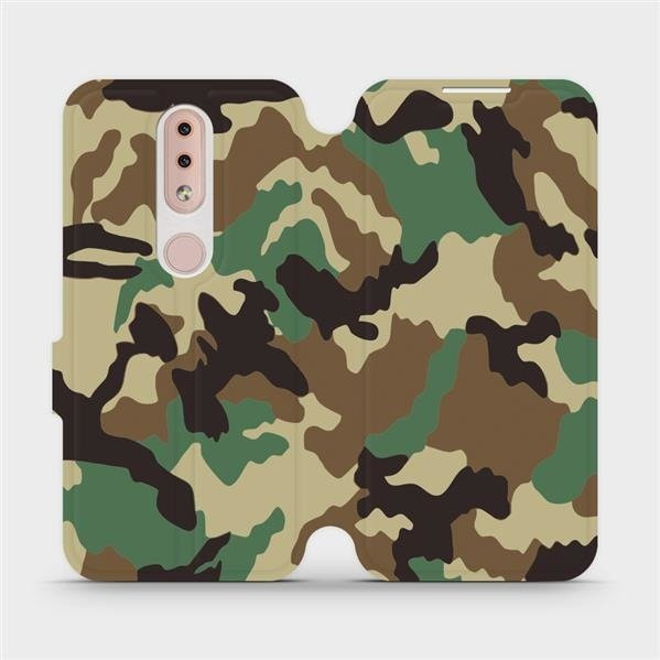 Flipové pouzdro Mobiwear - Nokia 4.2 - V111P Maskáče