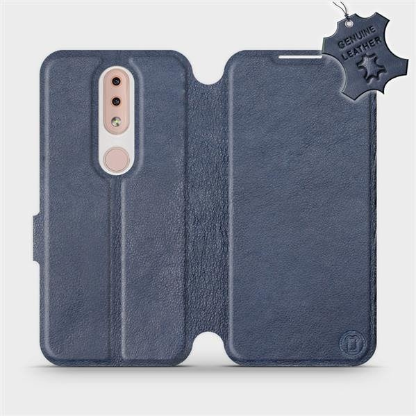 Kožené flip pouzdro Mobiwear - Nokia 4.2 - Modré