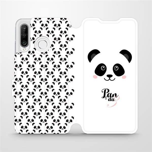 Flipové pouzdro Mobiwear - Huawei P30 Lite - M030P Panda Amálka