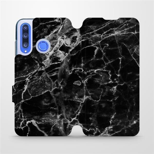 Flipové pouzdro Mobiwear - Honor 20 Lite - V056P Černý mramor