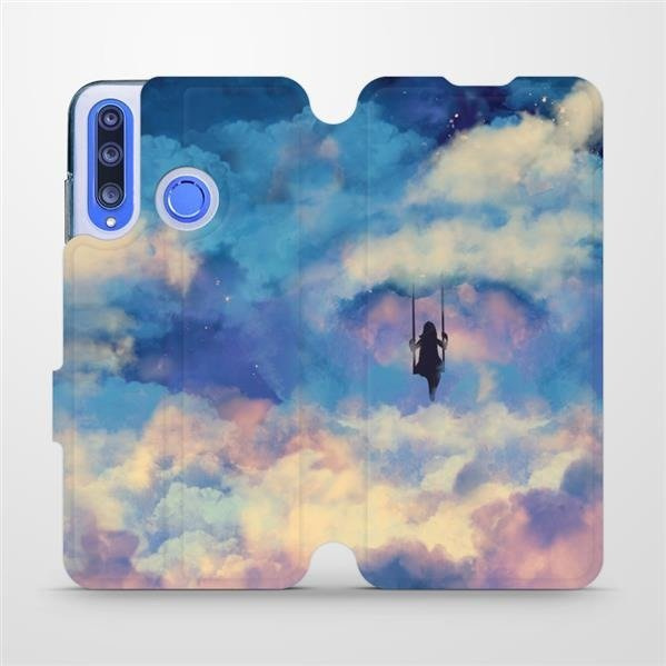 Flipové pouzdro Mobiwear - Honor 20 Lite - MR09S Dívka na houpačce v oblacích