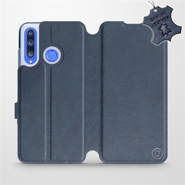 Kožené flip pouzdro Mobiwear - Honor 20 Lite - Modré