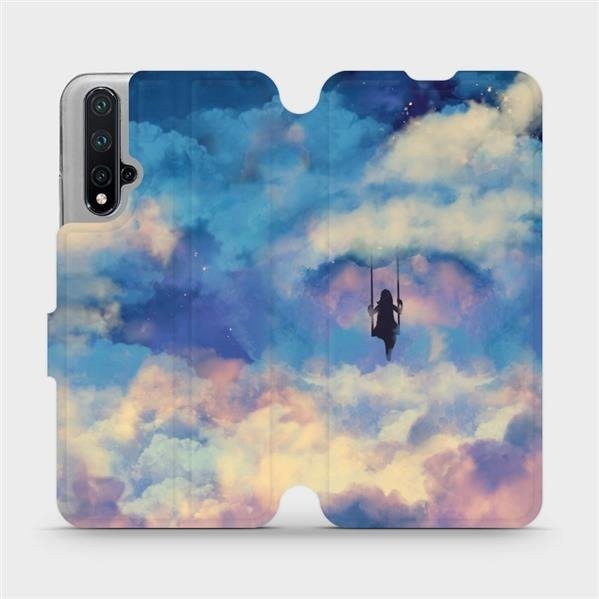 Flipové pouzdro Mobiwear - Honor 20 - MR09S Dívka na houpačce v oblacích