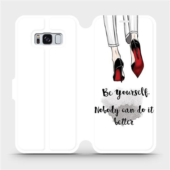 Flipové pouzdro Mobiwear - Samsung Galaxy S8 - M046P Be yourself