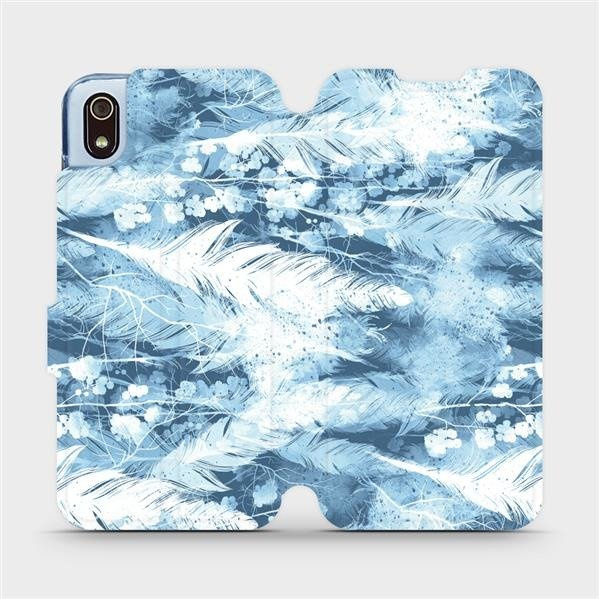 Flipové pouzdro Mobiwear - Xiaomi Redmi 7A - M058S Světle modrá horizontální pírka