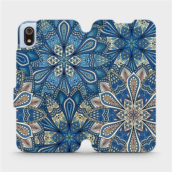 Flipové pouzdro Mobiwear - Xiaomi Redmi 7A - V108P Modré mandala květy
