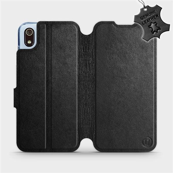 Kožené flip pouzdro Mobiwear - Xiaomi Redmi 7A - Černé