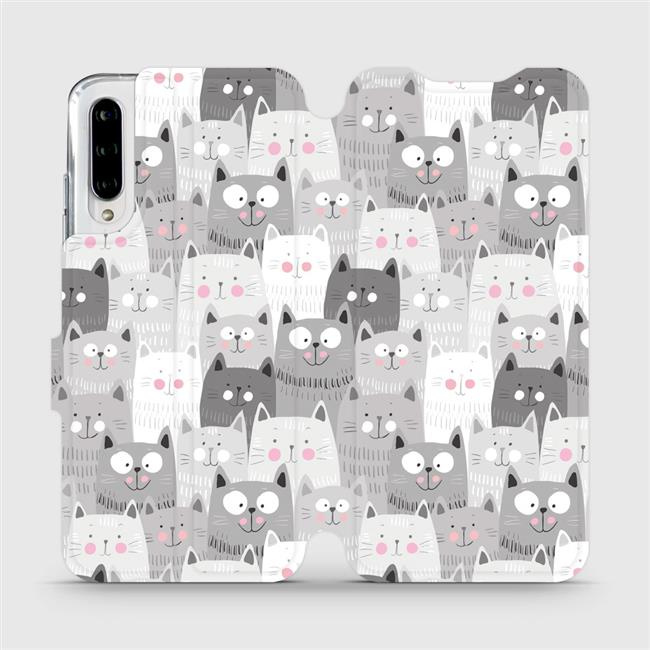 Flipové pouzdro Mobiwear - Xiaomi Mi A3 - M099P Kočičky