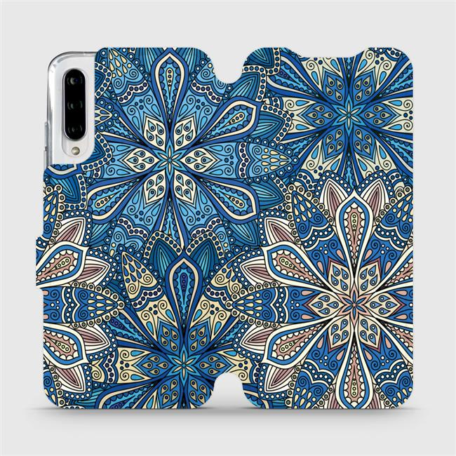 Flipové pouzdro Mobiwear - Xiaomi Mi A3 - V108P Modré mandala květy