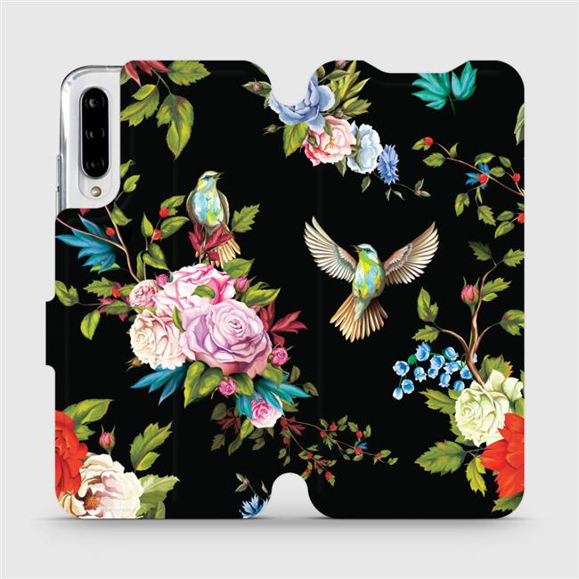 Flipové pouzdro Mobiwear - Xiaomi Mi A3 - VD09S Ptáčci a květy