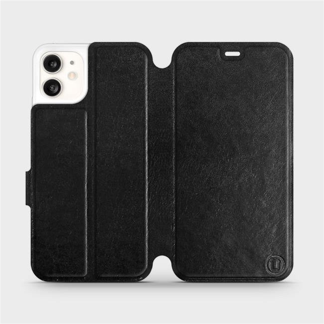 Flipové pouzdro Mobiwear - Apple iPhone 11 - Černé a šedé