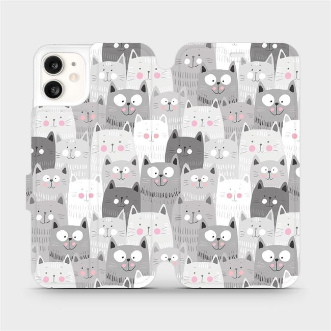Flipové pouzdro Mobiwear - Apple iPhone 11 - M099P Kočičky