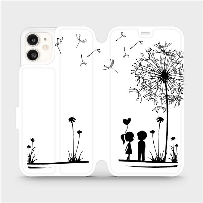Flipové pouzdro Mobiwear - Apple iPhone 11 - MH16P Dvojice s pampeliškou