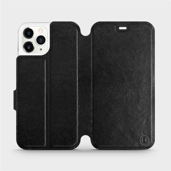 Flipové pouzdro Mobiwear - Apple iPhone 11 Pro - Černé a šedé