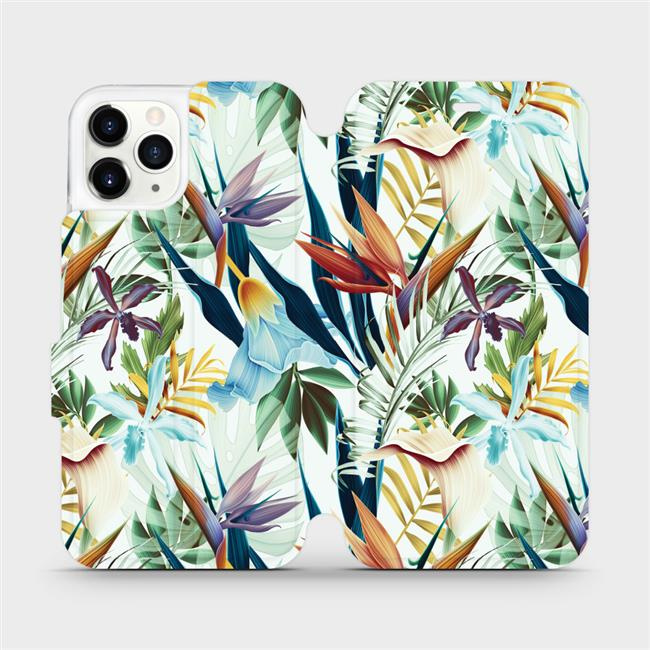 Flipové pouzdro Mobiwear - Apple iPhone 11 Pro - M071P Flóra