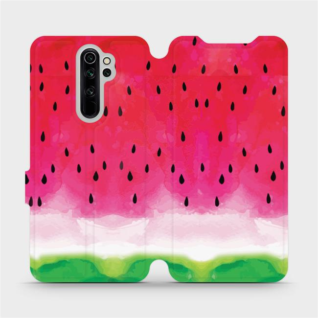 Flipové pouzdro Mobiwear - Xiaomi Redmi Note 8 Pro - V086S Melounek